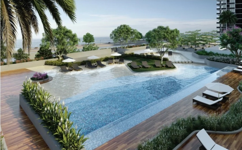 marinaone beach pool Display front page